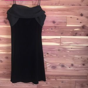 Betsy & Adam by Jaslene Mini Velour Dress